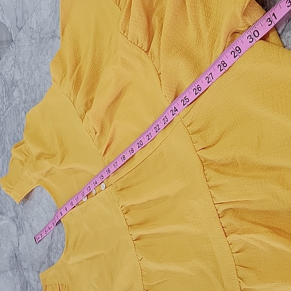 Women's Casual Wide Leg Ruffle Loose Jumpsuit Medium Size - Picture 10 of 17